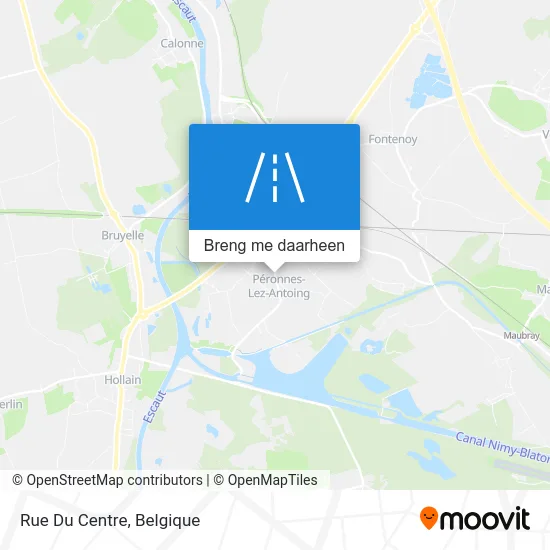 Rue Du Centre kaart