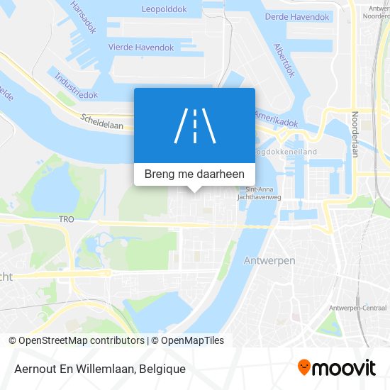 Aernout En Willemlaan kaart
