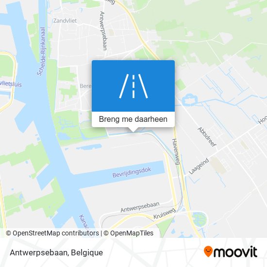 Antwerpsebaan kaart