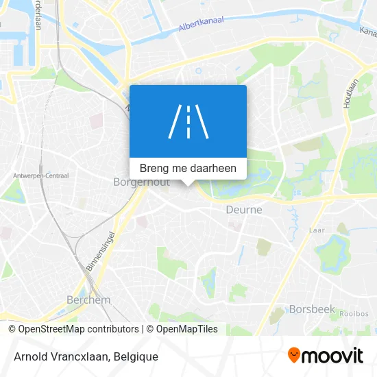 Arnold Vrancxlaan kaart