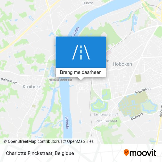 Charlotta Finckstraat kaart