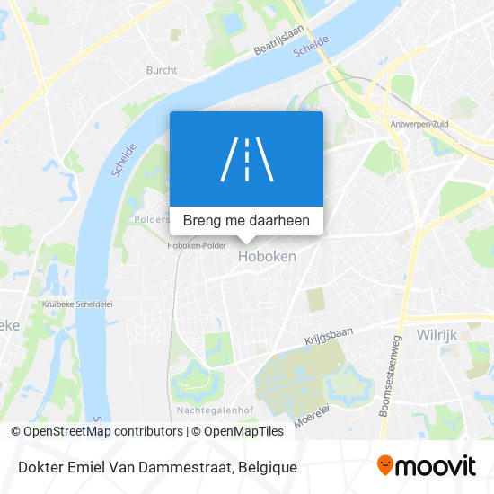 Dokter Emiel Van Dammestraat kaart