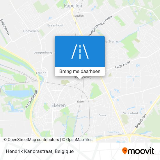 Hendrik Kanorastraat kaart