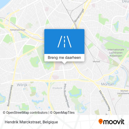 Hendrik Marckstraat kaart
