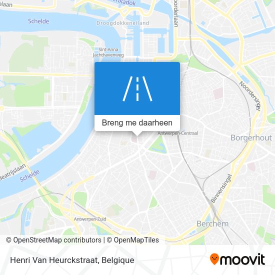 Henri Van Heurckstraat kaart