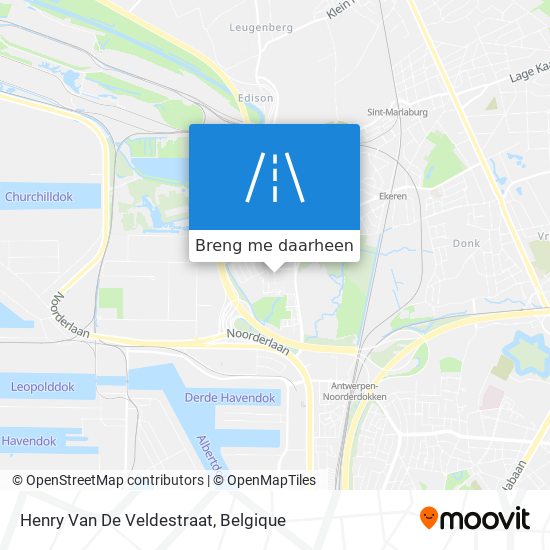 Henry Van De Veldestraat kaart