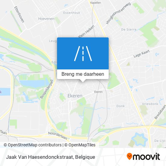 Jaak Van Haesendonckstraat kaart