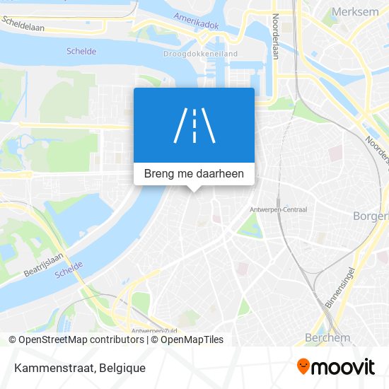 Kammenstraat kaart