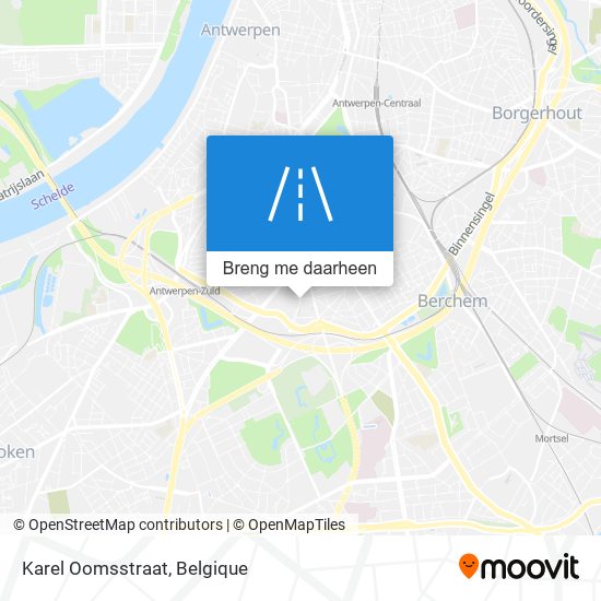 Karel Oomsstraat kaart