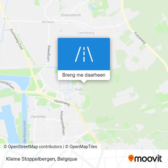 Kleine Stoppelbergen kaart