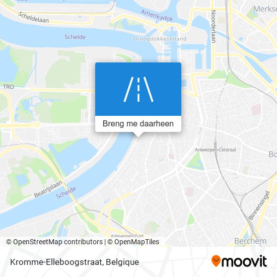 Kromme-Elleboogstraat kaart