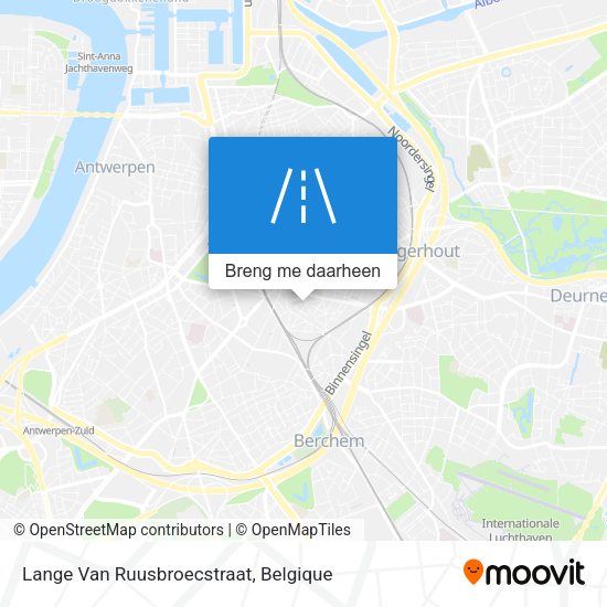 Lange Van Ruusbroecstraat kaart