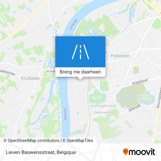 Lieven Bauwensstraat kaart