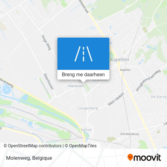 Molenweg kaart