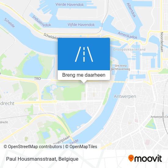 Paul Housmansstraat kaart