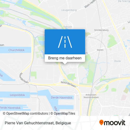 Pierre Van Gehuchtenstraat kaart