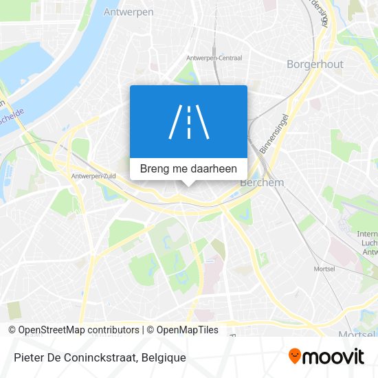Pieter De Coninckstraat kaart