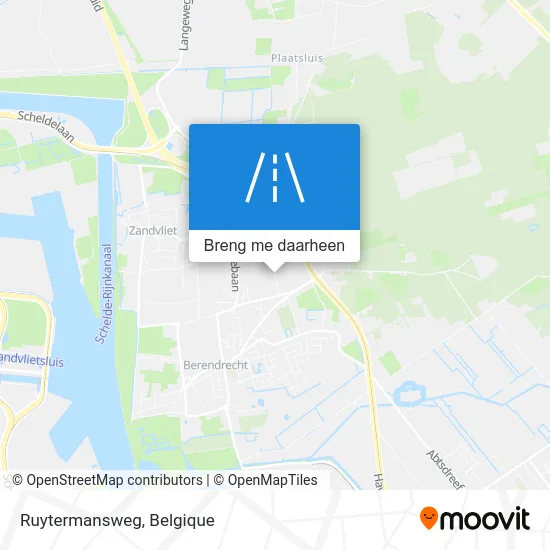 Ruytermansweg kaart