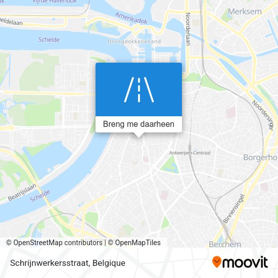 Schrijnwerkersstraat kaart