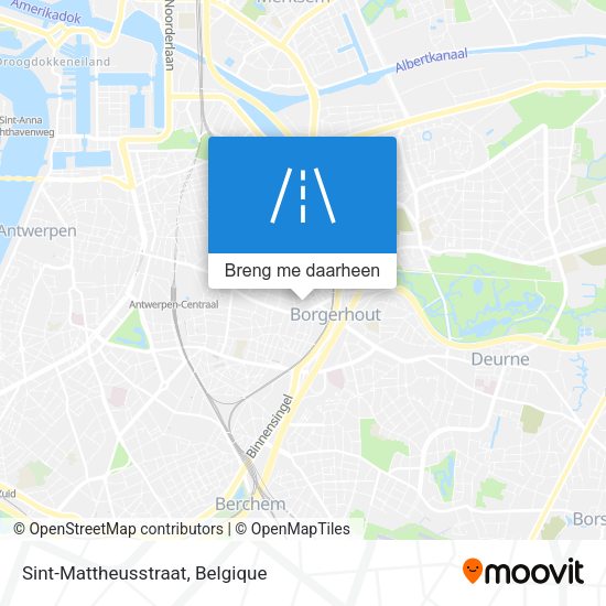 Sint-Mattheusstraat kaart