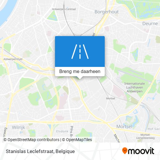 Stanislas Leclefstraat kaart
