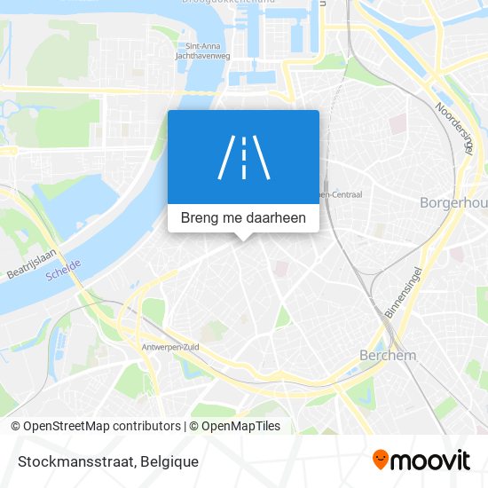 Stockmansstraat kaart