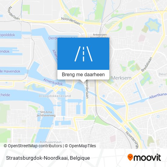 Straatsburgdok-Noordkaai kaart