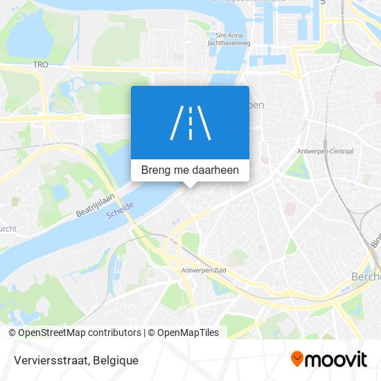 Verviersstraat kaart