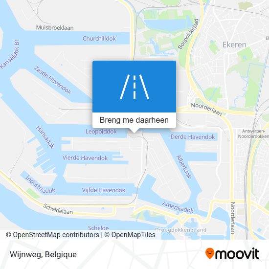 Wijnweg kaart