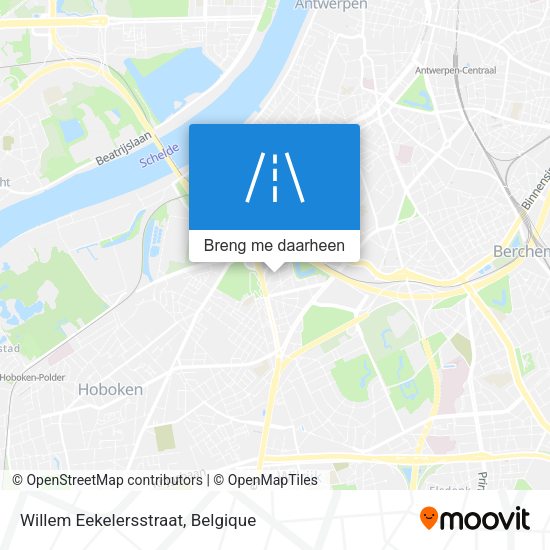 Willem Eekelersstraat kaart