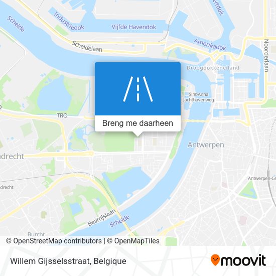 Willem Gijsselsstraat kaart