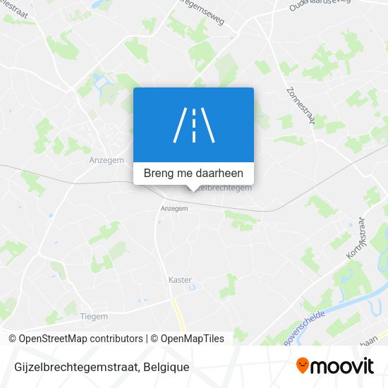 Gijzelbrechtegemstraat kaart