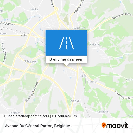 Avenue Du Général Patton kaart