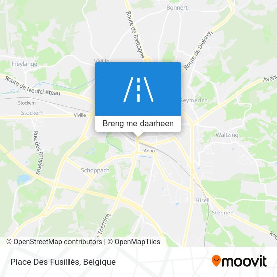 Place Des Fusillés kaart