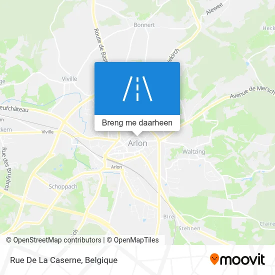 Rue De La Caserne kaart