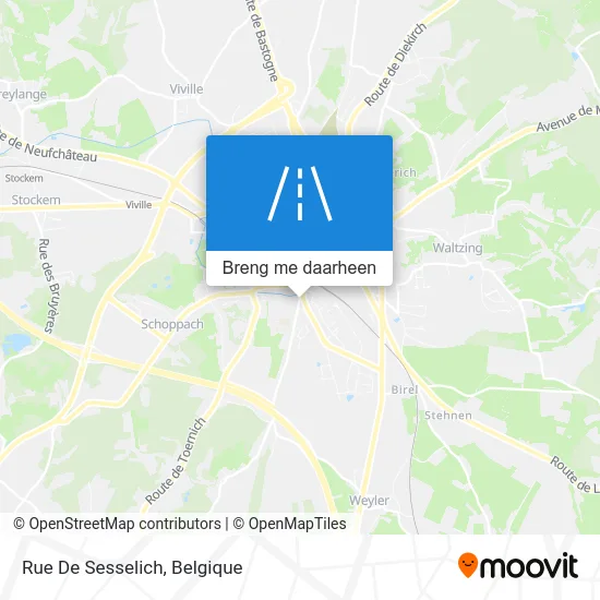 Rue De Sesselich kaart