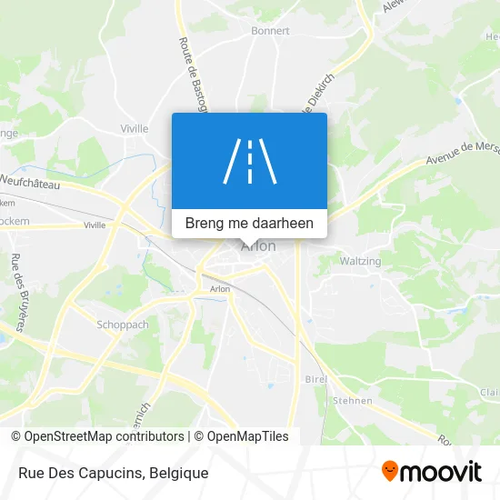 Rue Des Capucins kaart