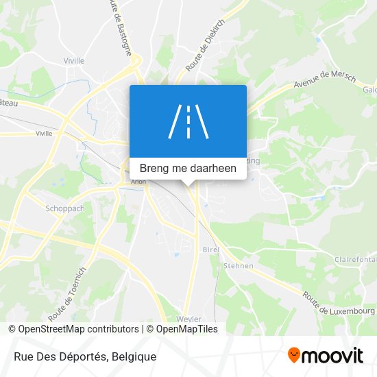 Rue Des Déportés kaart