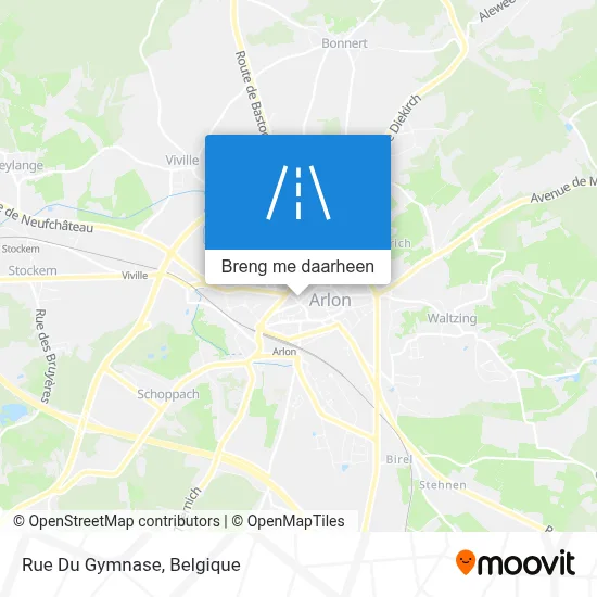 Rue Du Gymnase kaart