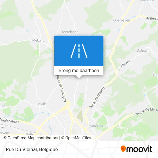 Rue Du Vicinal kaart