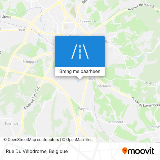 Rue Du Vélodrome kaart