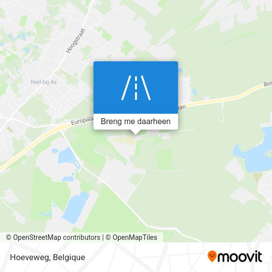 Hoeveweg kaart