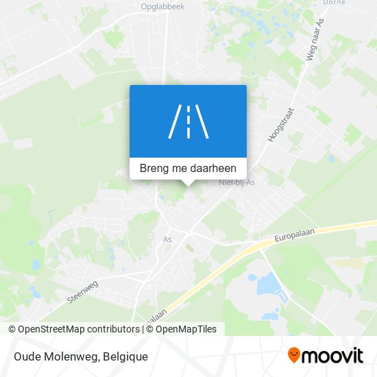 Oude Molenweg kaart