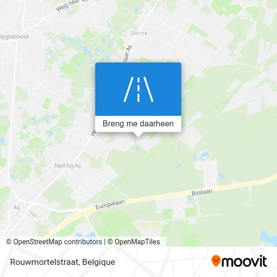 Rouwmortelstraat kaart