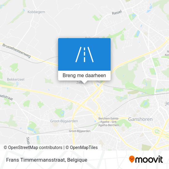 Frans Timmermansstraat kaart