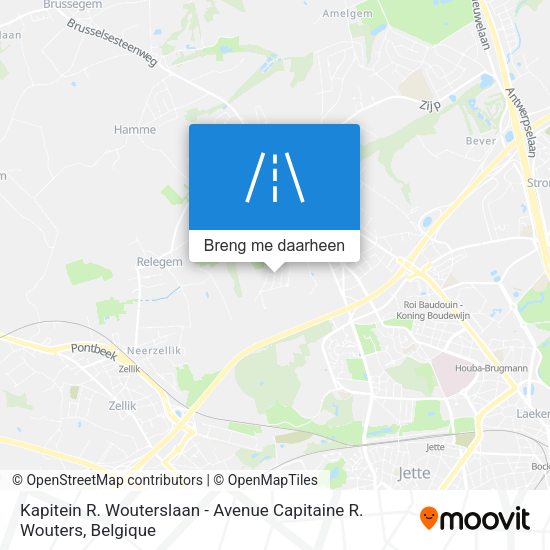 Kapitein R. Wouterslaan - Avenue Capitaine R. Wouters kaart