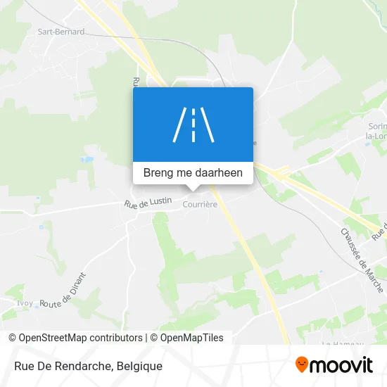 Rue De Rendarche kaart