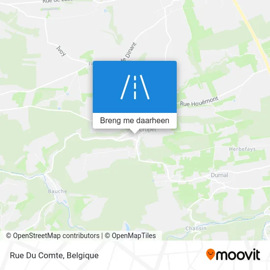 Rue Du Comte kaart