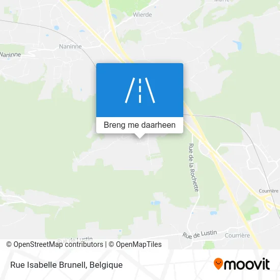 Rue Isabelle Brunell kaart