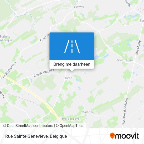 Rue Sainte-Geneviève kaart